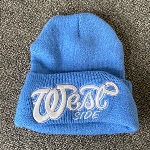 NWOT Bright Blue West Side beanie